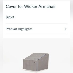 NEW Outer Cover Only for outdoor armchair